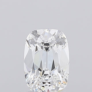 IGI Certified 2.04CTW Old Miner Cushion Shaped D/VVS1 Clarity Lab-Grown Diamond - Perfect for Engagement Rings, Ready to Ship, RJ3313