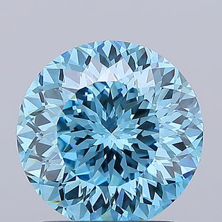 IGI Certified 21.04CT Portuguese Cut Vivid Blue Lab-Grown Solitaire Diamond–VVS2 Clarity, Perfect for Wedding Ring, Gift for Her – LG697855