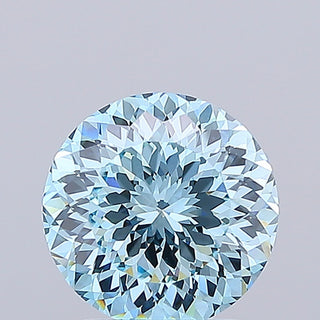 IGI Certified 2.54CT Portuguese Cut Vivid Blue Lab-Grown Solitaire Diamond–VVS2 Clarity, Perfect for Wedding Ring, Gift for Her – LG697634