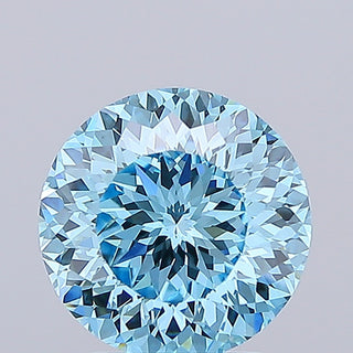 IGI Certified 2.96CT Portuguese Cut Vivid Blue Lab-Grown Solitaire Diamond–VS1 Clarity, Perfect for Wedding Ring, Gift for Her – LG697600
