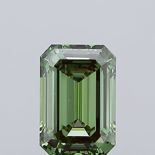 IGI Certified 3.04CTW Fancy Vivid Green Emerald Cut VS1 Clarity Lab-Grown Diamond – Ideal for Engagement Rings, Ready to Ship, LG698061