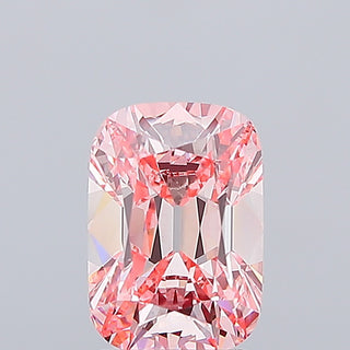 IGI Certified 2.56CTW Cushion Fancy Vivid Pink VS1 Clarity Lab Grown Diamond For Engagement Ring - Ready to Ship, Gift for Her, LG698060