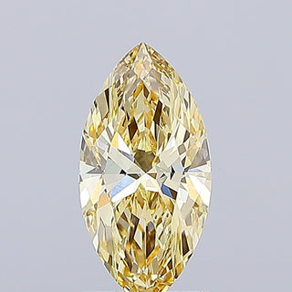 IGI Certified 1.50CTW Fancy Yellow Marquise Shaped VS2 Clarity Lab Grown Diamond For Engagement Ring, Gift For Her, Ready To Ship, LG697361