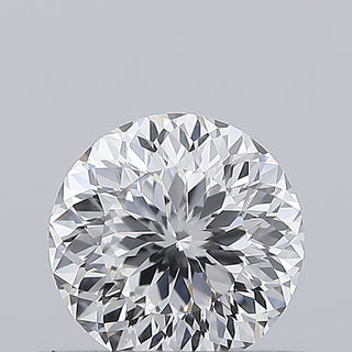 0.49 Carat Round Portuguese Cut Diamond, D Color VVS2 Clarity Lab Grown Lab Created Diamond Loose, CVD Diamond For Ring, LG697965