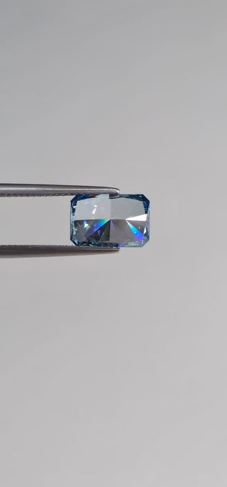 In Stock IGI Certified 3.80CTW/11.55mm FVB/VVS2 Radiant Cut Lab Grown Diamond Loose For Engagement Ring Gift For Her