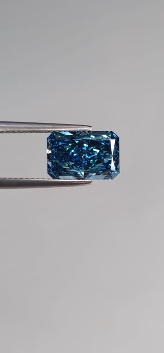 In Stock IGI Certified 3.80CTW/11.55mm FVB/VVS2 Radiant Cut Lab Grown Diamond Loose For Engagement Ring Gift For Her