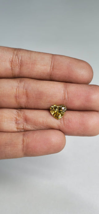 Heart Shaped IGI Certified 1.53CTW FVY/VS2 Lab Grown Diamond Loose For Engagement Ring Valentine Gift For Her, Ready To Ship, TV3870-C