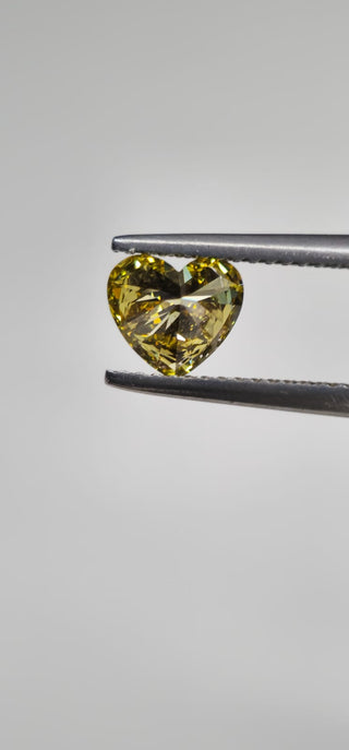 Heart Shaped IGI Certified 1.04CTW/6.40mm FIY/SI1 Clarity Lab Grown Diamond Loose For Engagement Ring, Gift For Her, Ready To Ship, TV3871-C