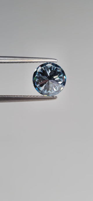 IGI Certified 2.25 CTW Stunning Blue Round Brilliant Cut Lab-Grown Diamond - 8.49mm VS1 Clarity Ready to Ship Perfect