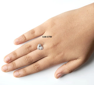 D/VVS Lab-Grown Diamond – IGI Certified 1ct/1.5ct/2ct/2.5ct/3ct/4ct/5ct/6ct/7ct Heart Shaped Lab Grown Diamond For Rings Earrings, LG42