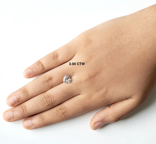 D/VVS Lab-Grown Diamond – IGI Certified 1ct/1.5ct/2ct/2.5ct/3ct/4ct/5ct/6ct/7ct Heart Shaped Lab Grown Diamond For Rings Earrings, LG42