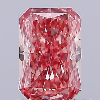 IGI Certified 1.01CTW Pink Radiant Cut VS2 Lab-Grown Diamond – 7.11mm Perfect for Engagement Rings Ready to Ship