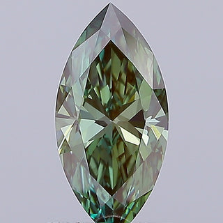 IGI Certified 1.04CTW Green Marquise Shaped VS1 Clarity Lab Grown Diamond Loose for Engagement Ring - Ready to Ship, Gift for Her, VS1590-C