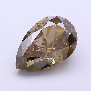 IGI Certified 2.24CTW Pear Shaped Fancy Light Grey VS1 Clarity Lab-Grown Diamond - Perfect for Engagement Rings, Ready to Ship, LG110
