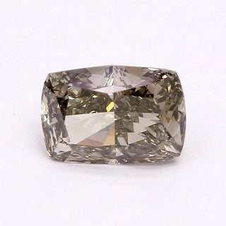 IGI Certified 3.92CTW Cushion Shaped Fancy Brownish Grey VS1 Clarity Lab-Grown Diamond - Perfect for Engagement Rings, Ready to Ship, LG109