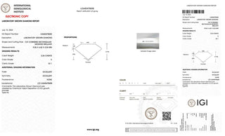 Radiant Cut Lab Grown Diamond - 2.26CTW E/VS1 (TV416)