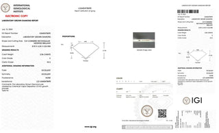 Radiant Cut Lab Grown Diamond - 2.06CTW E/VS2 (TV398)