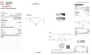 Radiant Cut Lab Grown Diamond - 2.86CTW F/VVS2 (TV342)