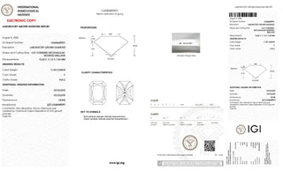 Radiant Cut Lab Grown Diamond - 11.50CTW F/VVS2 (TV945)