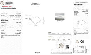 Radiant Cut Lab Grown Diamond - 2.56CTW F/VVS2 (TV545)