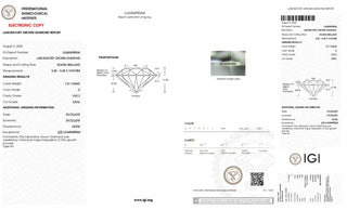 Round Brilliant Cut Lab Grown Diamond - 1.01CTW D/VVS2 (TV904)