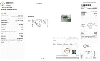 Round Brilliant Cut Lab Grown Diamond - 1.50CTW D/VVS2 (TV829)