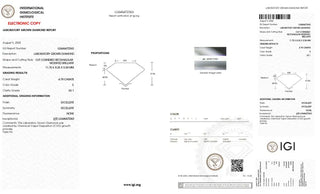 Radiant Cut Lab Grown Diamond - 4.78CTW E/VS1 (TV1001)