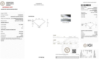 Radiant Cut Lab Grown Diamond - 1.01CTW E/VS1 (TV1010)