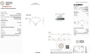 Radiant Cut Lab Grown Diamond - 1.01CTW D/VS1 (VS903)