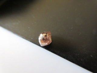 5mm Cognac Champagne Brown Smooth Natural Raw Diamond, Sparkly Clear Rough Diamonds Loose For Jewelry, DDS380/5