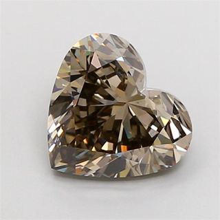 IGI Certified 2.01CTW Heart Shaped Fancy Grey VS1 Clarity Lab-Grown Diamond - Perfect for Engagement Rings, Ready to Ship, LG112