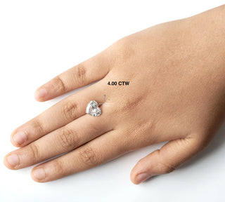 IGI Certified 1.00 Ctw To 10.00 Ctw EF/VS1 Heart Shape Lab Grown Diamond Loose For Rings Earrings Pendants, CVD Diamond, LG6