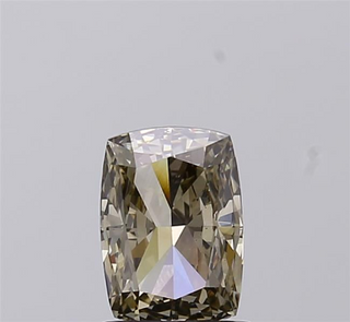 IGI Certified 1.07CTW Cushion Shaped Light Brownish Grey VVS2 Clarity Lab-Grown Diamond - Perfect for Engagement Rings, Ready to Ship, LG105