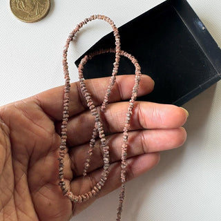 Raw Rough Diamond Beads, 2mm To 3mm Treated Pink Green Red Diamond Beads, 8/16 Inch Diamond Beads, DDS822