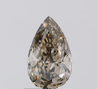 IGI Certified 1.12CTW Pear Shaped Fancy Light Grey VS1 Clarity Lab-Grown Diamond - Perfect for Engagement Rings, Ready to Ship, LG103
