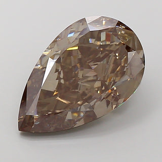 IGI Certified 10.02CTW Pear Shaped Fancy Light Grey VVS2 Clarity Lab-Grown Diamond - Perfect for Engagement Rings, Ready to Ship, LG94