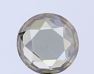 IGI Certified 2.53CTW Round Rose Cut Fancy Light Grey VS1 Clarity Lab-Grown Diamond - Perfect for Engagement Rings, Ready to Ship, LG101