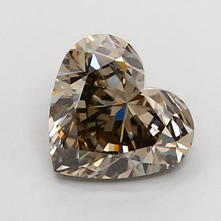 IGI Certified 2.01CTW Heart Shaped Fancy Grey VS1 Clarity Lab-Grown Diamond - Perfect for Engagement Rings, Ready to Ship, LG112