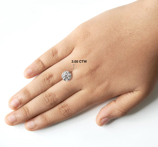 IGI Certified D/VVS1/VVS2 Round Brilliant Cut Lab-Grown Diamonds Loose 1 Carat - 7 Carats, LG45
