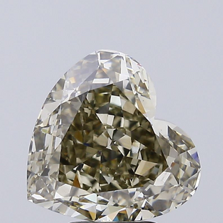 IGI Certified 5.03CTW Heart Shaped Light Brownish Grey VS1 Clarity Lab-Grown Diamond - Perfect for Engagement Rings, Ready to Ship, LG107