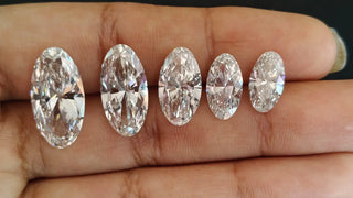Moval Cut Loose Lab Diamond, 1-6 ctw EF/VS, IGI Certified, Conflict-Free (Lab Grown)