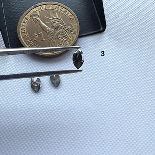 6.4mm/6.5mm/6.6mm Clear Grey/White Salt And Pepper Marquise Shaped Full Cut Diamond Loose, Faceted Marquise Diamond For Ring, DDS815/1-3