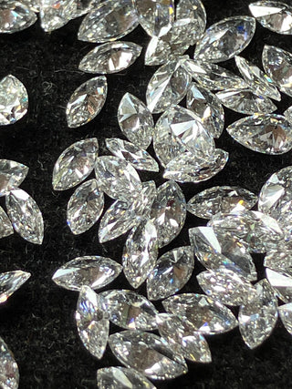 3mm to 9mm/0.03 To 0.75 Carat Lab Grown Marquise Cut Diamond Loose VS/EF Marquise Brilliant Cut CVD Diamond For Jewelry