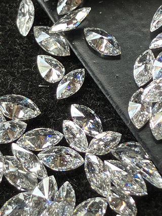 3mm to 9mm/0.03 To 0.75 Carat Lab Grown Marquise Cut Diamond Loose VS/EF Marquise Brilliant Cut CVD Diamond For Jewelry