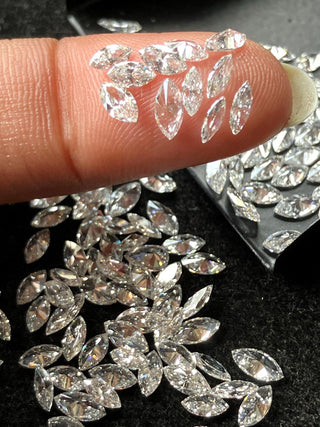 3mm to 9mm/0.03 To 0.75 Carat Lab Grown Marquise Cut Diamond Loose VS/EF Marquise Brilliant Cut CVD Diamond For Jewelry