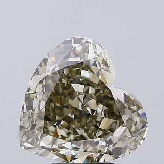 IGI Certified 5.03CTW Heart Shaped Light Brownish Grey VS1 Clarity Lab-Grown Diamond - Perfect for Engagement Rings, Ready to Ship, LG107