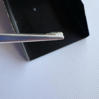 1.06CTW/6.8mm Natural Black/Grey Shield Shaped Conflict Free Earth Mined Raw Rough Diamond, Laser Cut Diamond Loose For Jewelry, DDS723/14