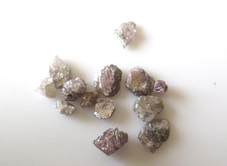 Purple Pink Rough Diamond, Pink Diamond, Natural Purple Diamond, Raw Diamonds, Uncut Diamonds, 1 Piece, 6-7mm Approx, SKU-DDS121