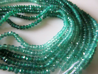 AAA Green Onyx 4mm Beads, Natural Green Onyx Shaded Multi Color Beads, 13 Inch Strand, Sold As 5 Strand/50 Strands, GFJ503