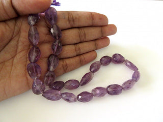 5 Strands Wholesale - Natural Faceted Amethyst Tumble Beads, Nugget Beads, 13 - 18 mm, 15 Inch Strand, GDS 135